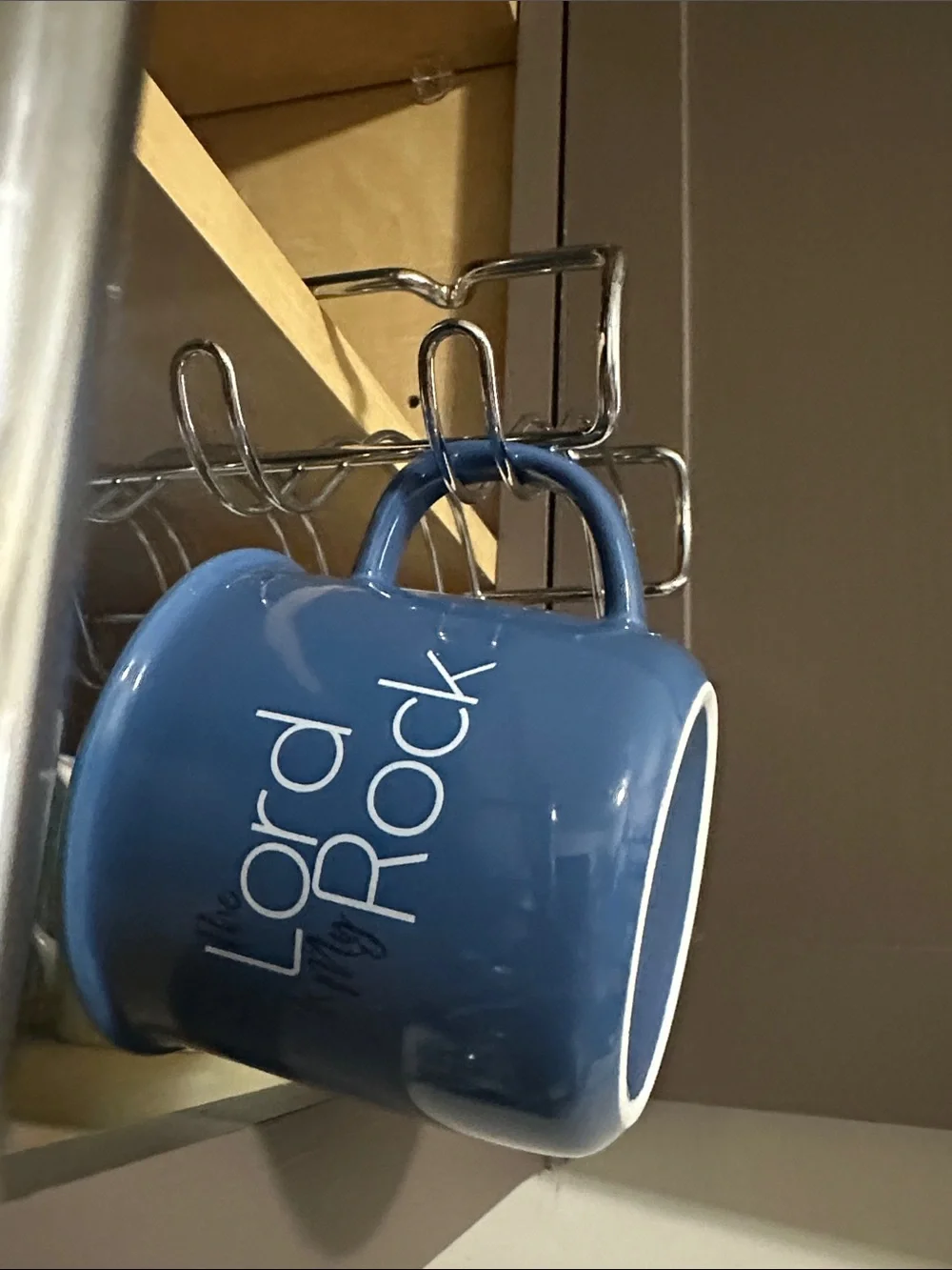 Stainless Steel Wine Glass or Mug Rack - Silver